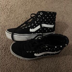 Vans Women's Black High-Top Platform Sneakers